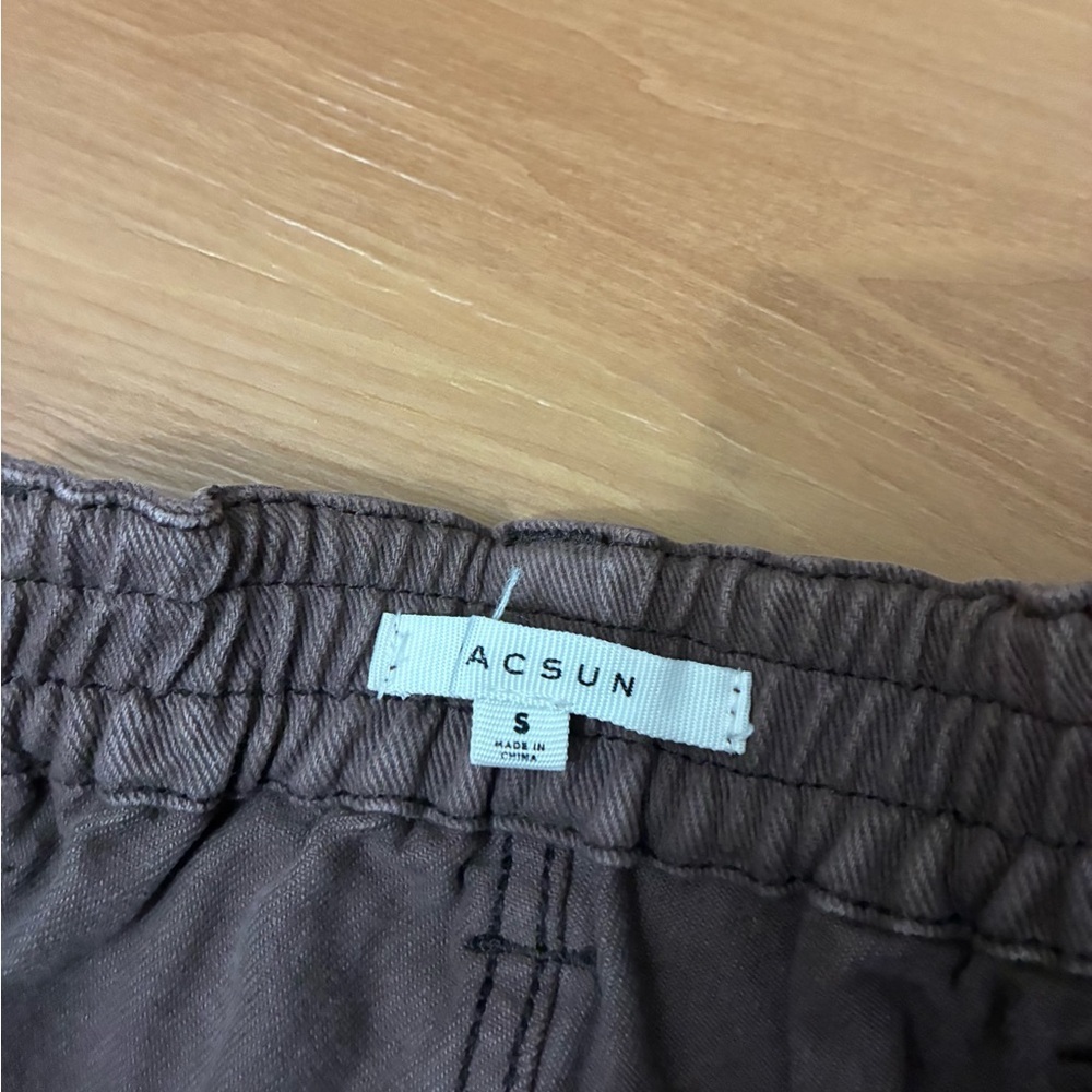 PacSun Brownie Utility Cargo Pants with an elastic waist Size S - Picture 4 of 5